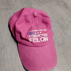 Pink Graphic Baseball Cap